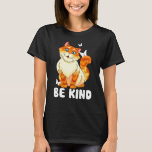 Camiseta Gato Fofo Seja Gentil Anti Bullying Use Unidade La