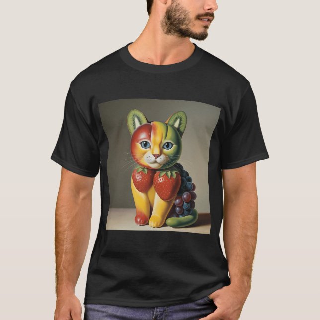 Camiseta Gato Fruta (Frente)