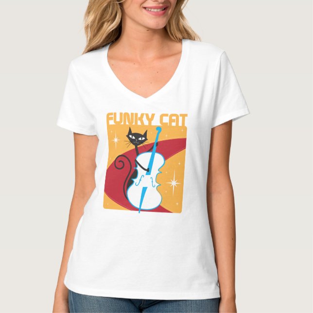 Camiseta Gato Funky (Frente)