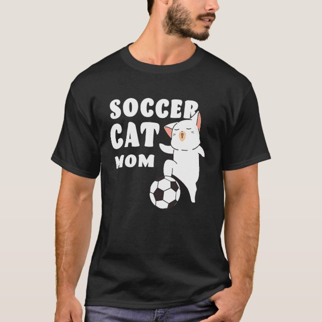 Camiseta Gato Futebol Mãe Gato Futebol (Frente)