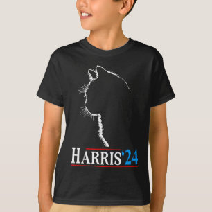 Camiseta Gato Gama Engraçado Senhoras De Gato Para Kamala H