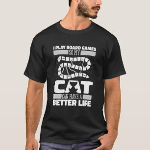 Camiseta Gato Gamer Fantasia Família de Dados   Jogo de Tab