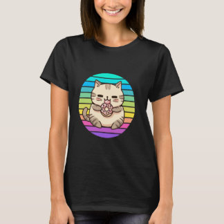 Camiseta Gato Gatinho Animal Fofo Com Sol, Meninos, Meninas