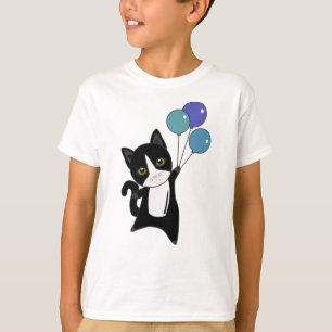 Camiseta Gato Gatinho Balões de Gatinhos Cachorros Gatos