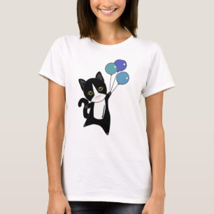 Camiseta Gato Gatinho Balões de Gatinhos Cachorros Gatos