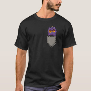 Camiseta Gato gatinho bonito no bolso Eu adoro gatos 3