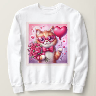 Camiseta Gato/gatinho Dia de os namorados