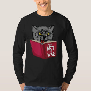 Camiseta Gato Gatinho Lendo Livro Arte De Um Animal Engraça