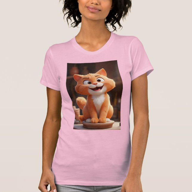 Camiseta Gato Gatinho Sorridente! (Frente)