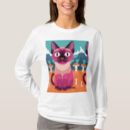 Camiseta Gato-Gato-Gato - Design Felino
