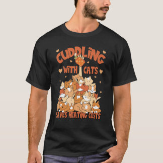 Camiseta Gato Gato Gato E Mama, Cota Para Mulheres Que Cria