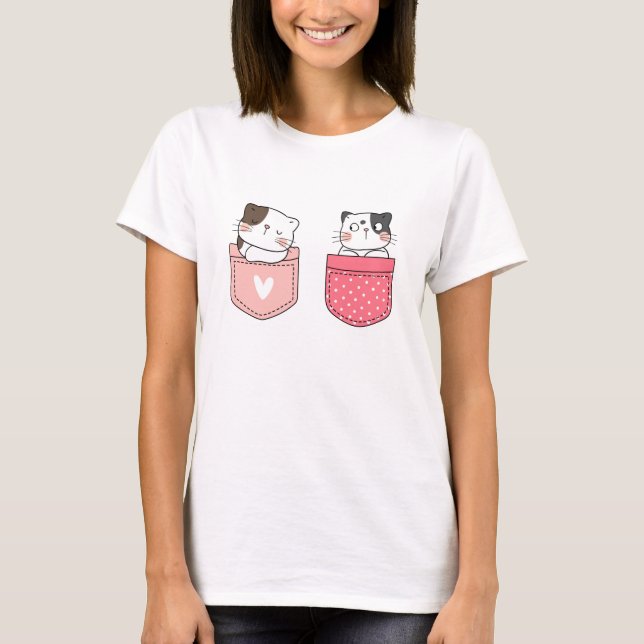 Camiseta Gato Gato Gato Gato (Frente)