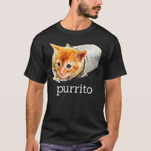 Camiseta Gato Gato Gato-Gato-Gato-Gato-Gato Purrito Burrito