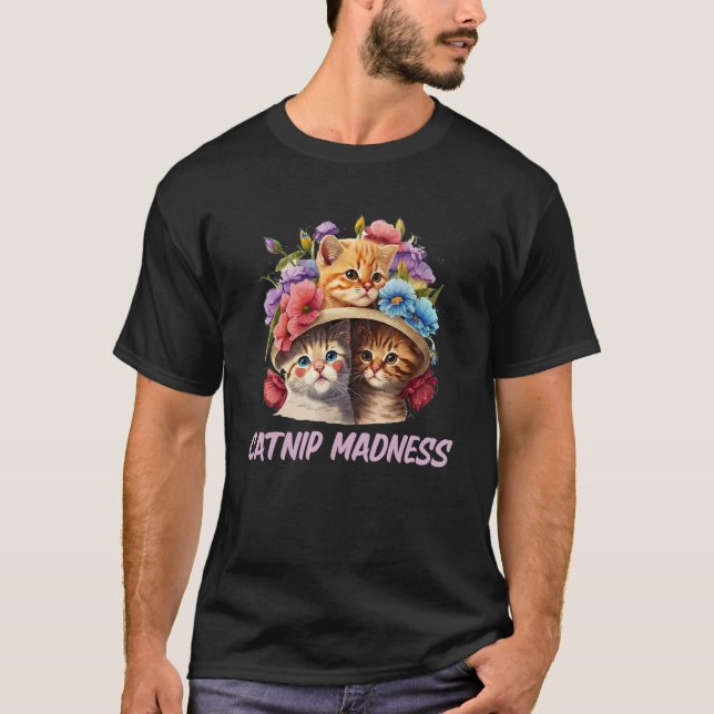 Camiseta Gato Gato Gato Gato Gato Gato Mãe (Frente)