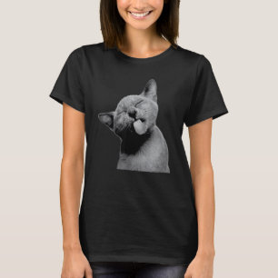 Camiseta Gato Gato Gato Gato Gato Gelado Que Estica A Língu