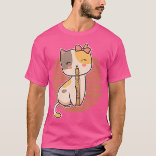 Camiseta Gato Gato Gato Gelado Que Diz Flautista I Gato Bri