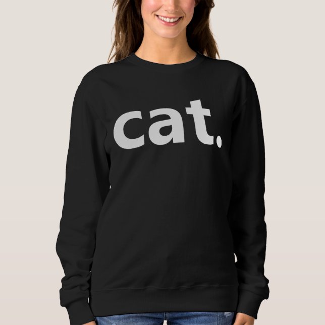 Camiseta gato Gato Ponto final  de thread popular do REDDIT (Frente)