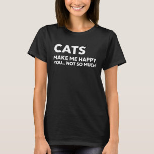 Camiseta Gato   Gatos Me Fazem Feliz