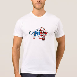 Camiseta Gato Gatos selvagens listra impressão diy Aniversá
