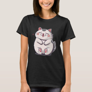 Camiseta Gato Gelado De Gatinho De Arte Em Quadrinhos