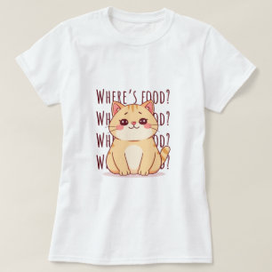 Camiseta Gato Gengibre Faminto