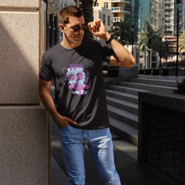 Camiseta Gato Gigil Cute (Criador carregado)