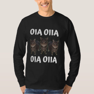 Camiseta Gato Giratório Meme Oia Oiiai Oi engraçado