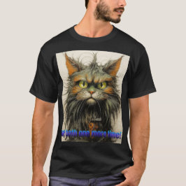 Camiseta Gato giro e irritado