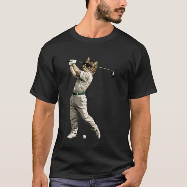 Camiseta Gato Golfista (Frente)