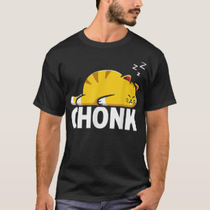 Camiseta Gato Gordinho Dormindo Gatinho Gordo Amante de Gat
