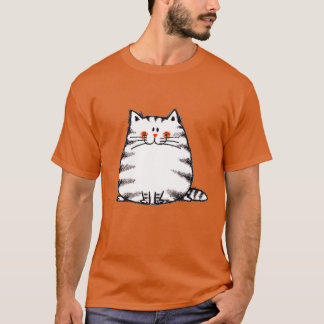 Camiseta gato gordo