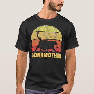 Camiseta Gato Gordo Chonkme Mamãe Gpresentes Mãe Gato Mães