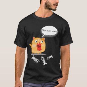 Camiseta Gato gordo e bobo