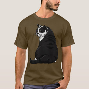 Camiseta Gato gordo engraçado