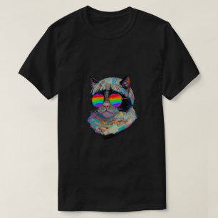 Camiseta Gato Gordo Legal (Pintura #1 / Preto)