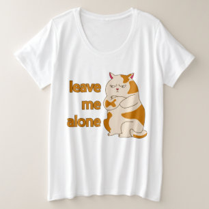 Camiseta Gato gordo me deixa em paz