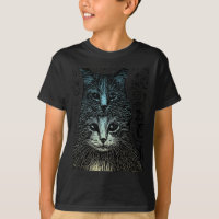 Gato Gótico Artístico Vintage de Gótico assustador