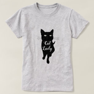 Camiseta Gato Gótico gatinho Negro