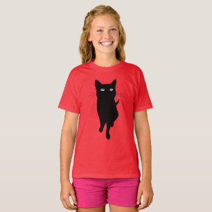 Camiseta Gato gótico gatinho preto