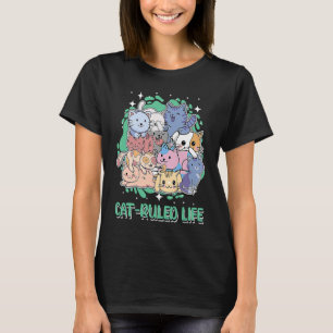 Camiseta Gato Governou a Vida Gato Gatinho Sarcástico