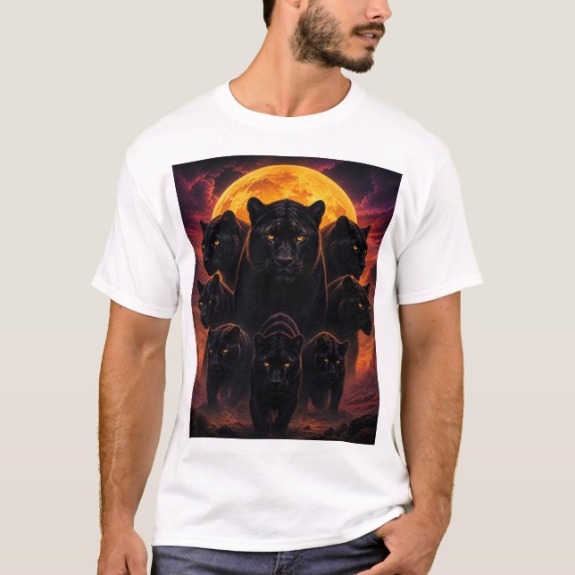 Camiseta gato grande (Frente)