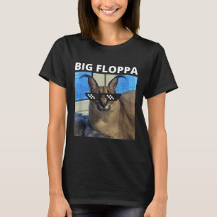 Camiseta Gato Grande Floppa Meme