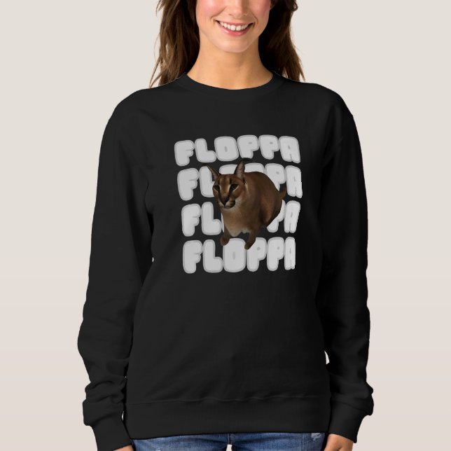 Camiseta Gato Grande Floppa Meme (Frente)