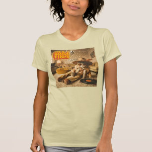 Camiseta Gato Groovy Retro Anos 70
