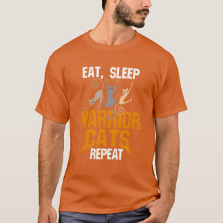 Camiseta Gato Guerreiro Presente Come Guerreiro Dormido Gat