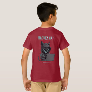 Camiseta Gato Hacker
