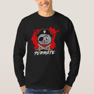 Camiseta Gato Halloween Carnival Pirate Figurino 1
