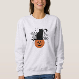 Camiseta Gato Halloween no Jack'O'Lantern