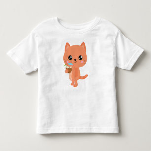 Camiseta Gato Havaí, Gato Gato Gato, Gato Laranja, Coquetel
