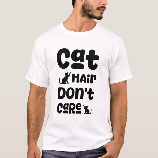 camiseta gato herdeiro não se importa  (Frente)